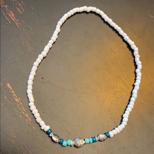 Beaded fish necklace